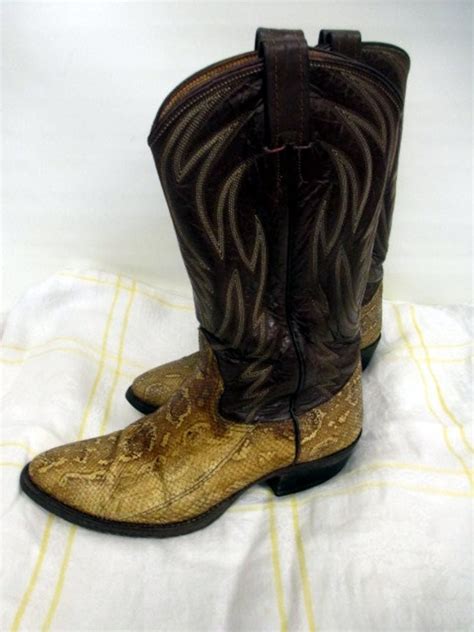 anaconda snake skin boots.